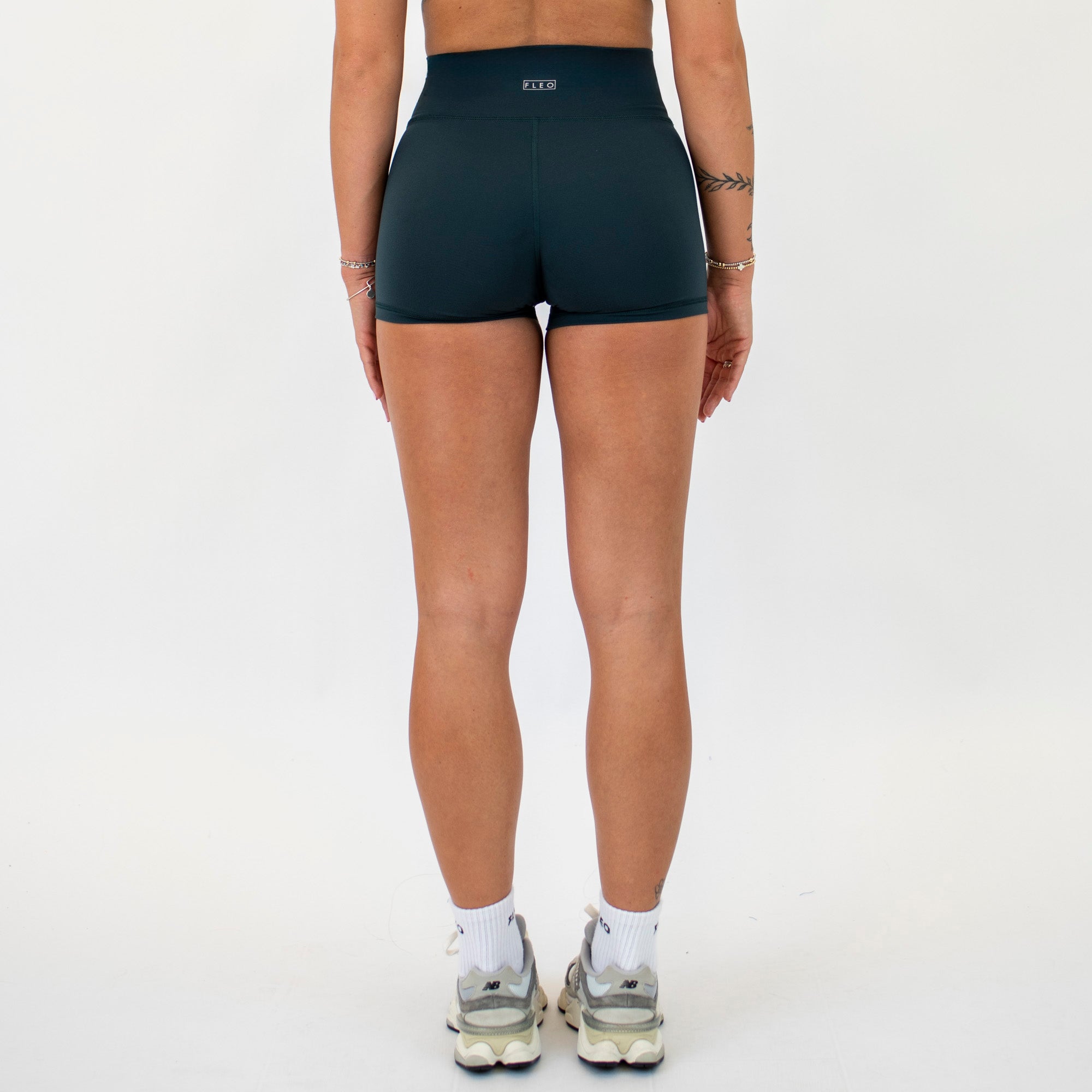 Magical Forest No Front Seam High Rise Spandex Shorts