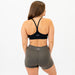 Racerback Sports Bra - Lila in Black