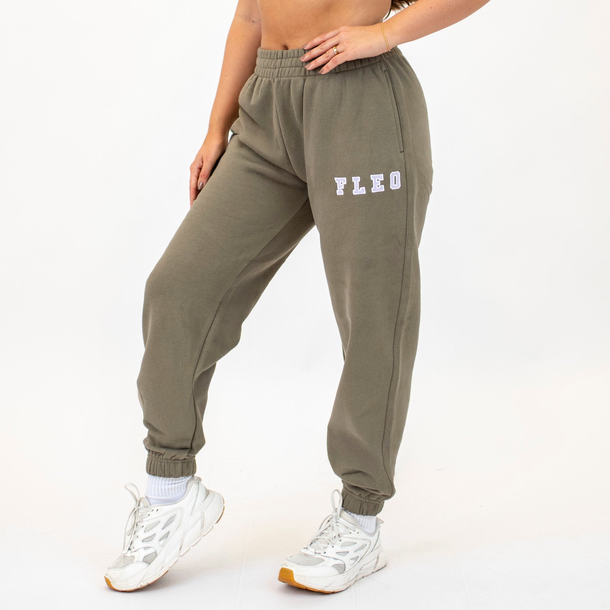 Neutral Olive Weekender Jogger | FLEO