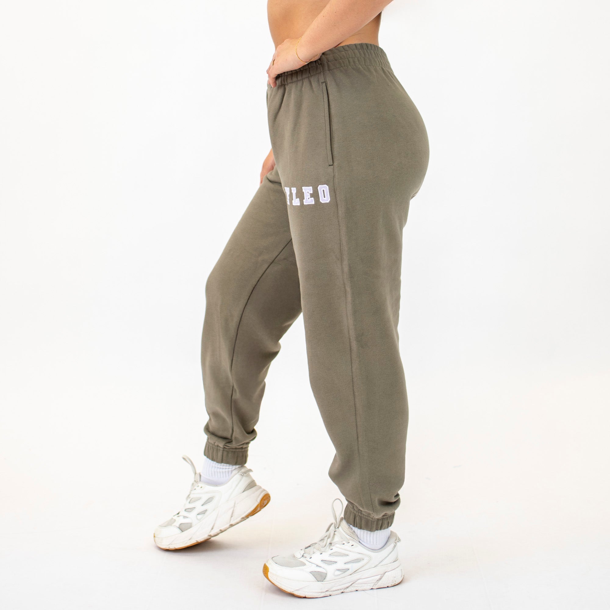 Neutral Olive Weekender Jogger | FLEO