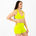 Lime Glow Sports Bra - VaVaVoom 