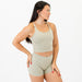 Heather Seneca Gray Crop Tank - Switch Up