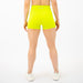 Lime Glow High Rise Spandex Shorts