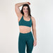 Green Storm Racerback Sports Bra - Cami