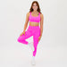 Neon Pink El Toro Leggings 7/8 25" - Muse Fabric -3