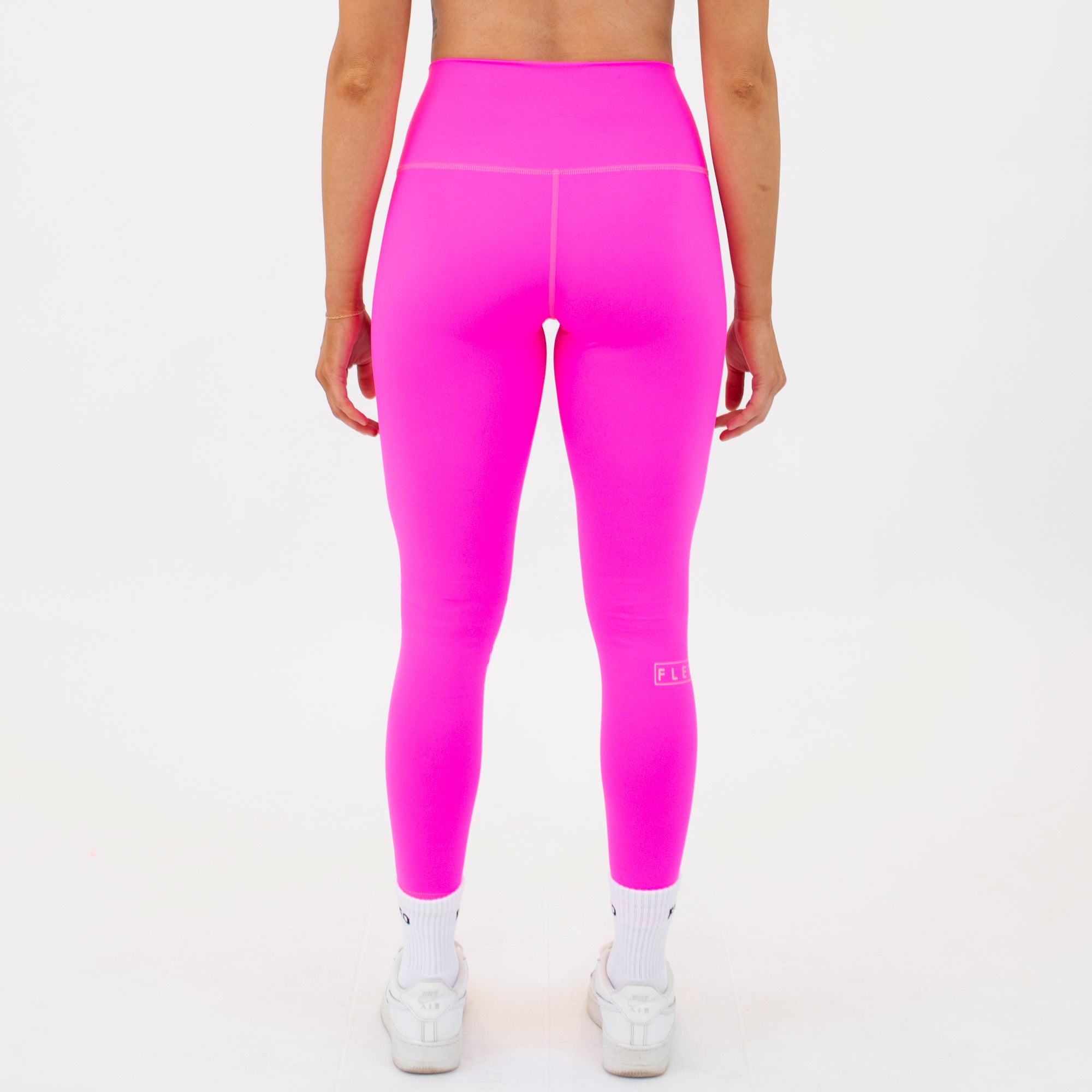 Neon Pink El Toro Leggings 7/8 25" - Muse Fabric -6