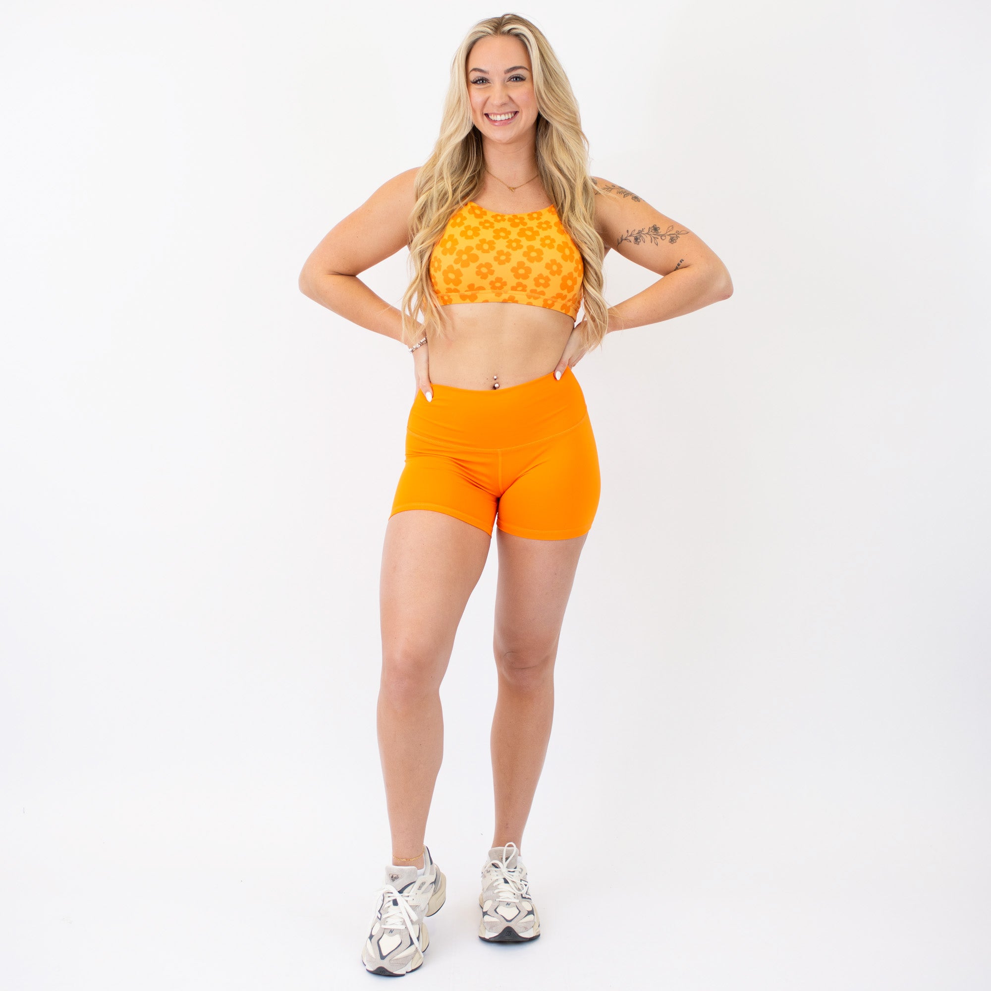 Oriole High Rise Spandex Shorts