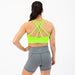 Neon Green High Support Sports Bra - Mia