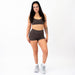 Bracken No Front Seam High Rise Spandex Shorts