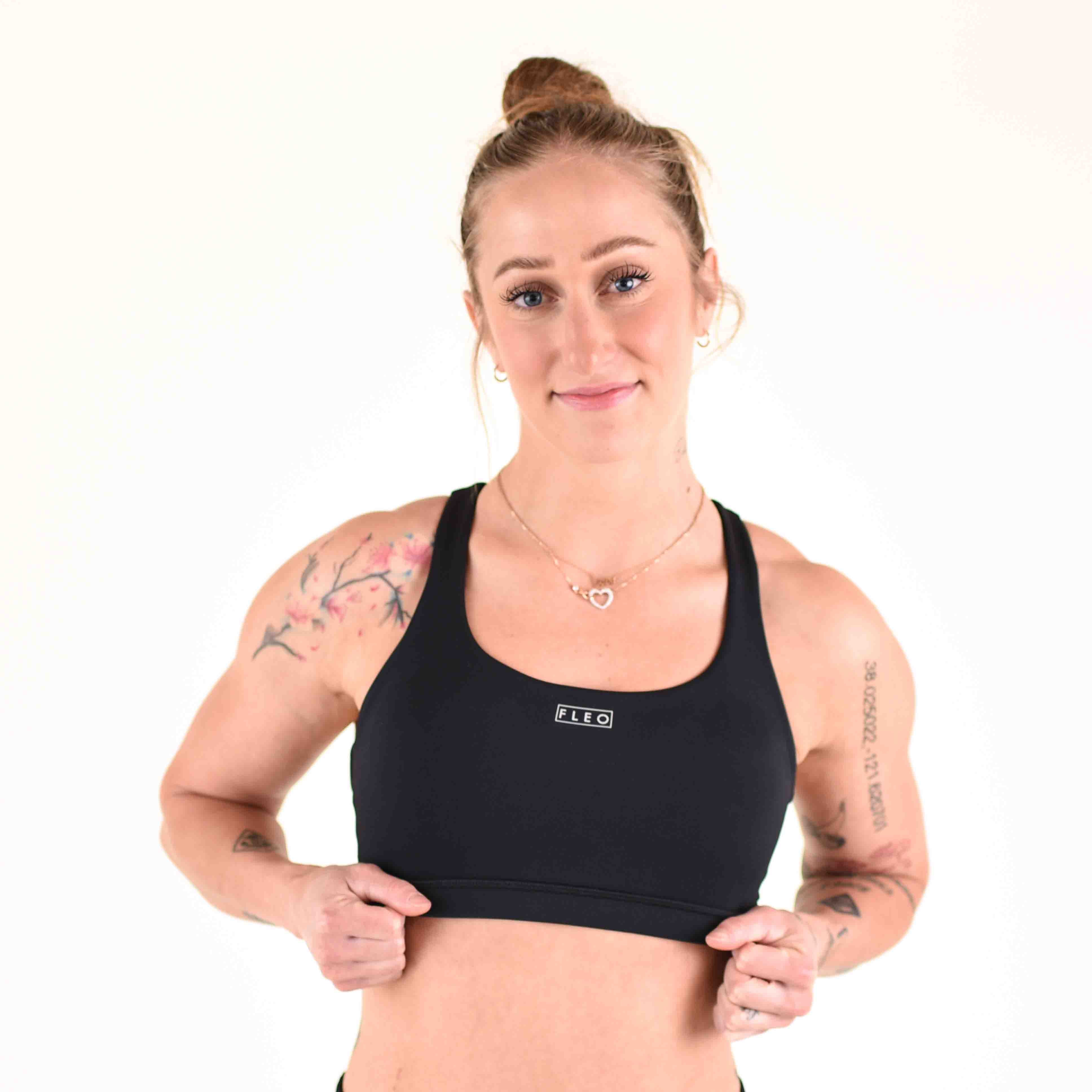 Black Sports Bra - Isla 