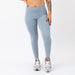 Heather Calm Blue No Front Seam Legging 7/8 25" - Charge