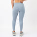 Heather Calm Blue No Front Seam Legging 7/8 25" - Charge