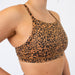 Classic Leopard X Back Sports Bra - Chloe high neck