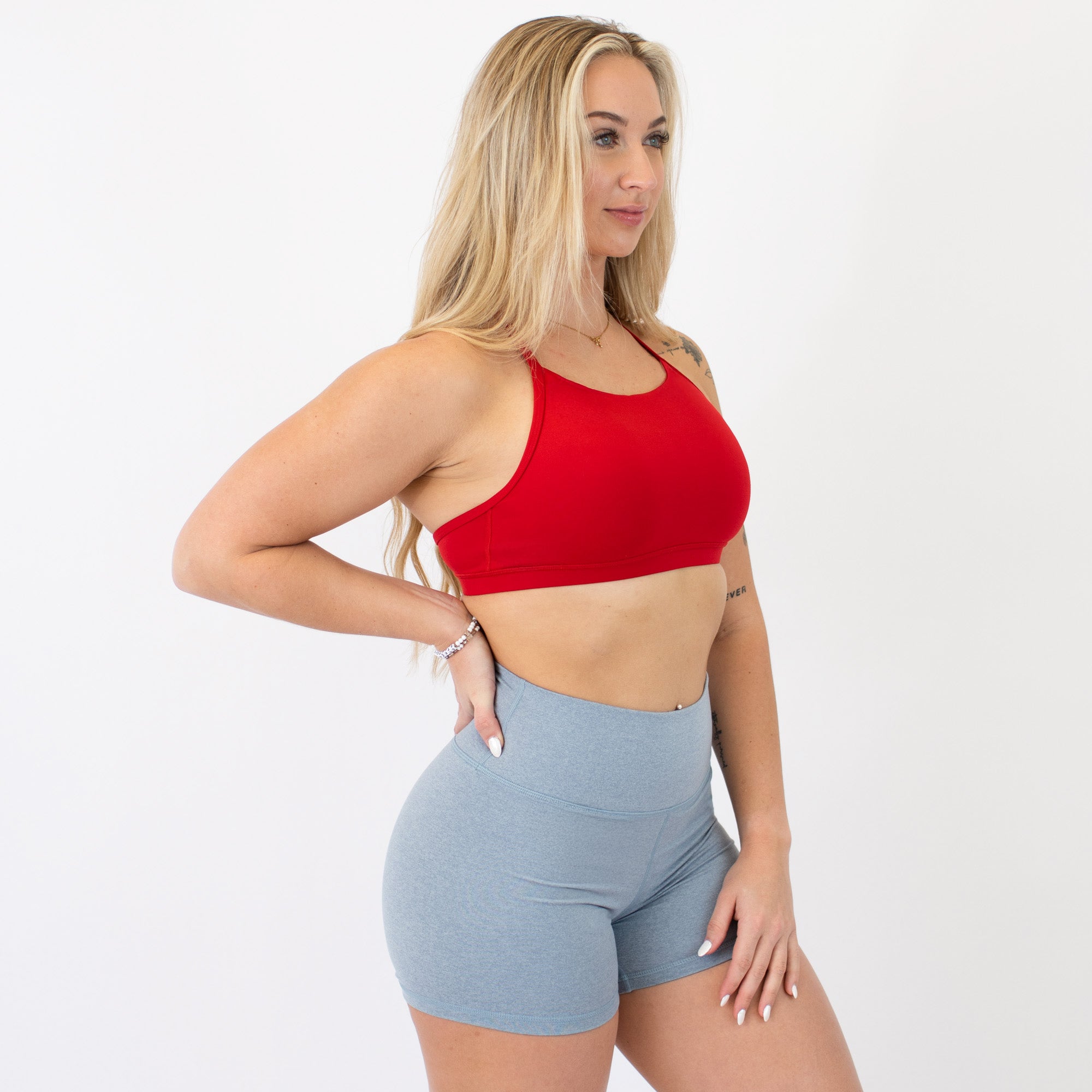 Salsa X Back Sports Bra - Chloe high neck