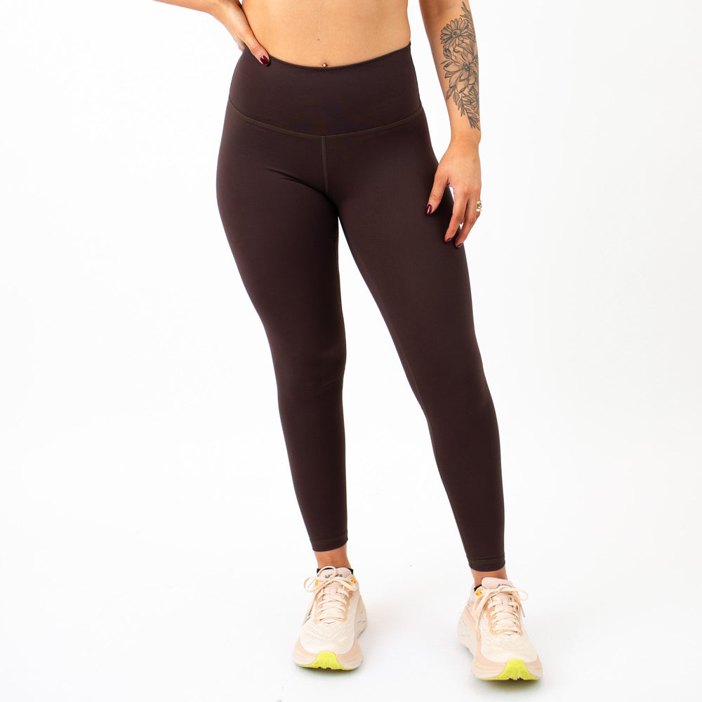 Chocolate High Rise Workout Leggings