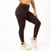 Chocolate High Rise Workout Leggings