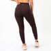Chocolate High Rise Workout Leggings