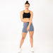 Black X Back Sports Bra - Chloe high neck