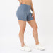 Flint Stone No Front Seam Biker Shorts