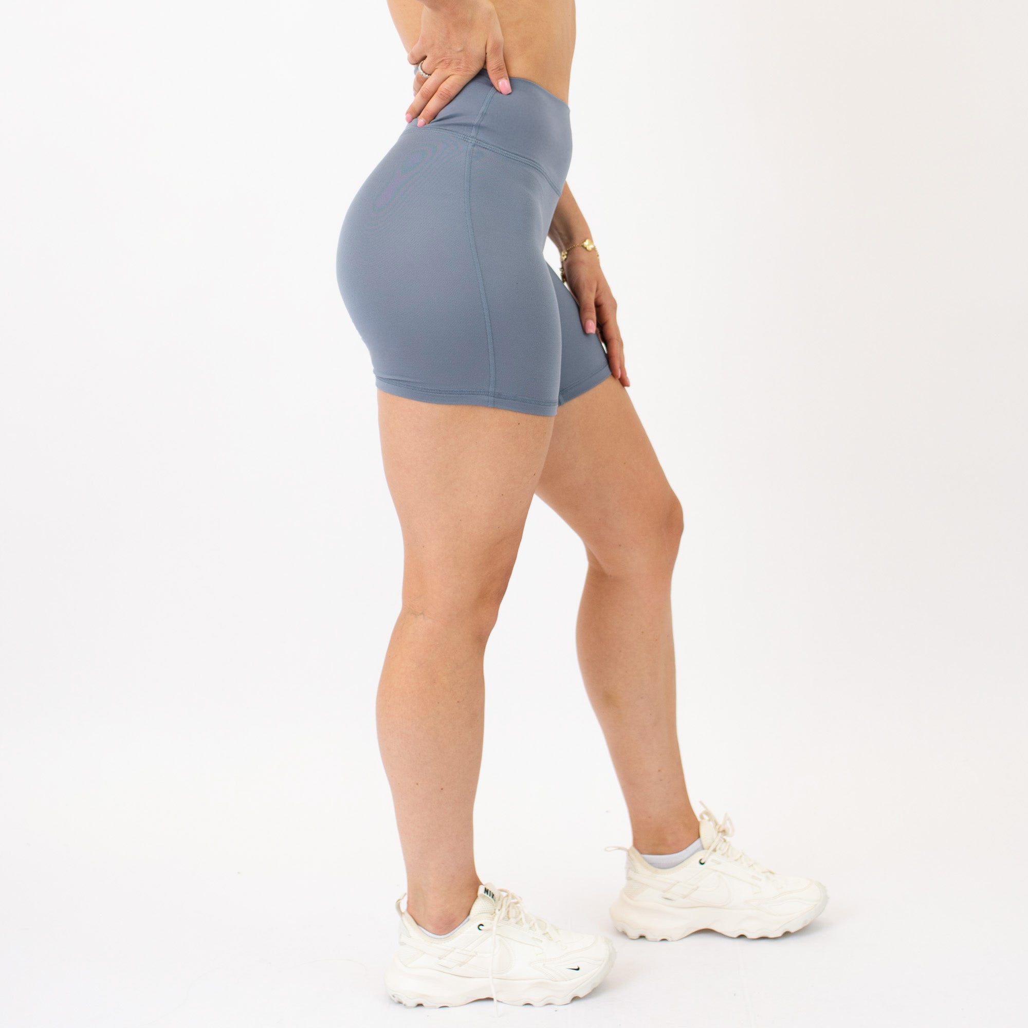Flint Stone No Front Seam Biker Shorts