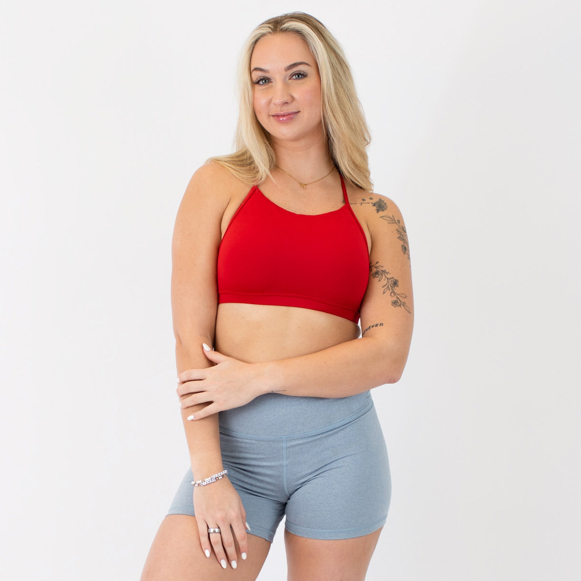 Salsa X Back Sports Bra - Chloe high neck
