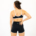 Black & White Bandeau Sports Bra -2
