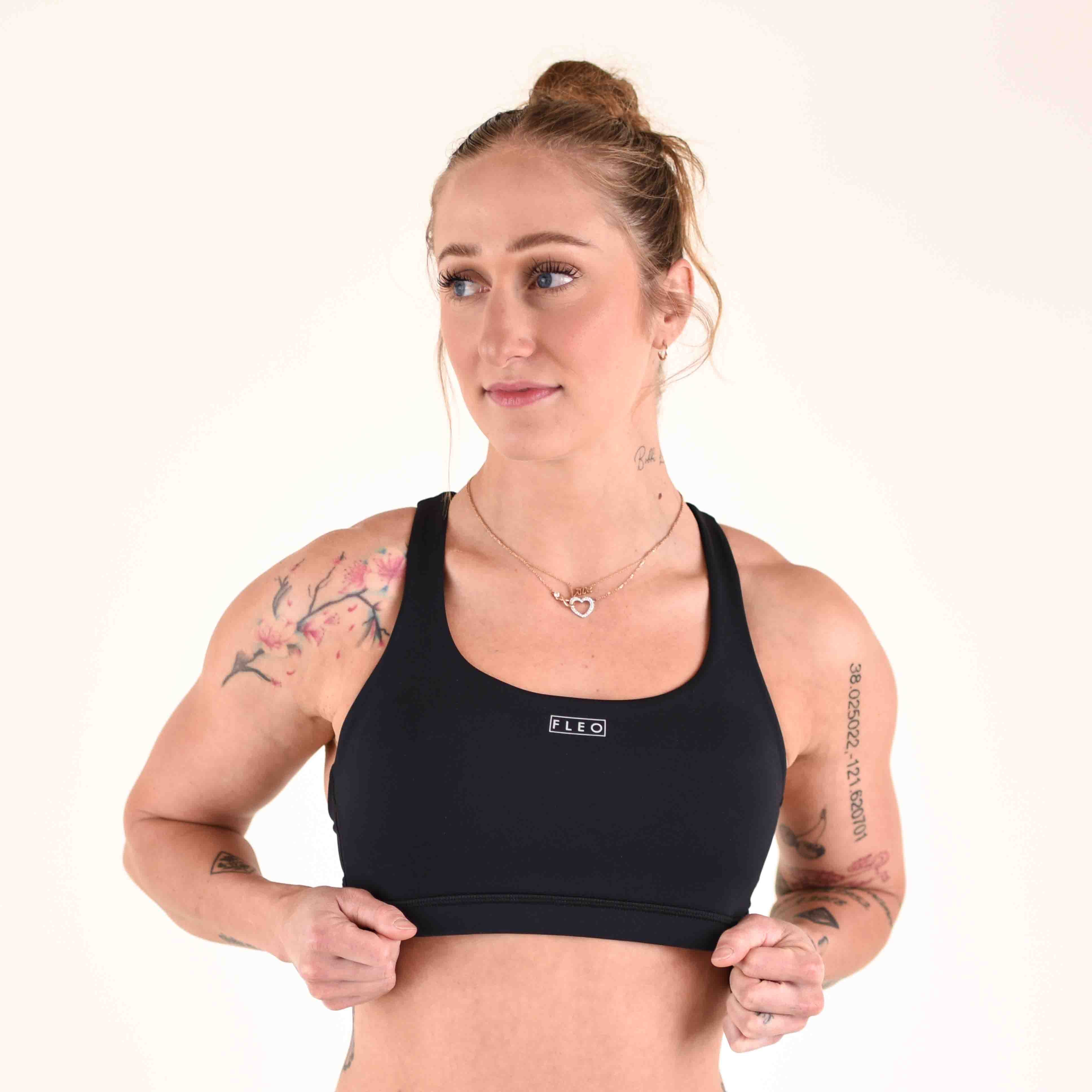 Black Sports Bra - Isla 