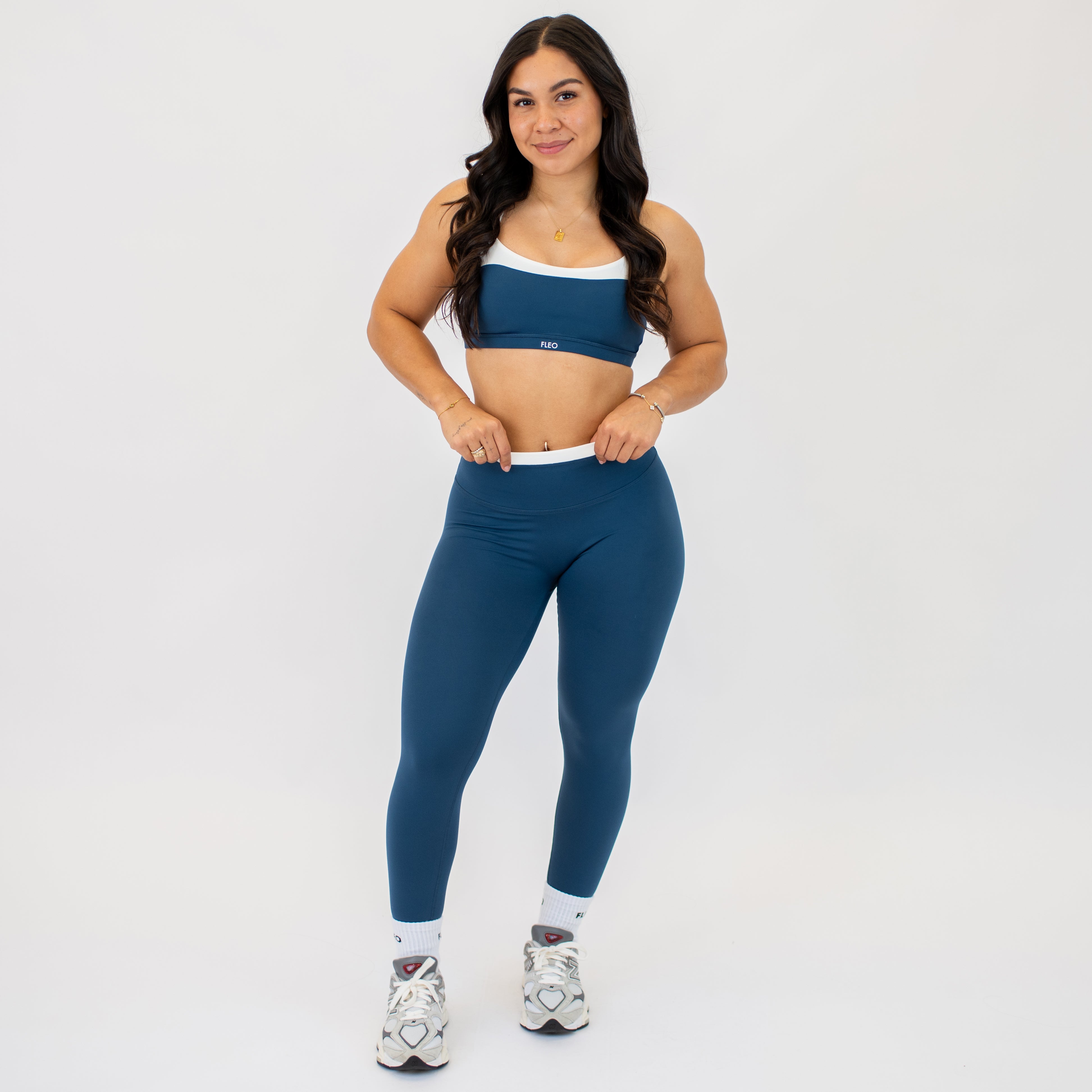 Contrast Core Legging 25" - No Front Seam - High Rise