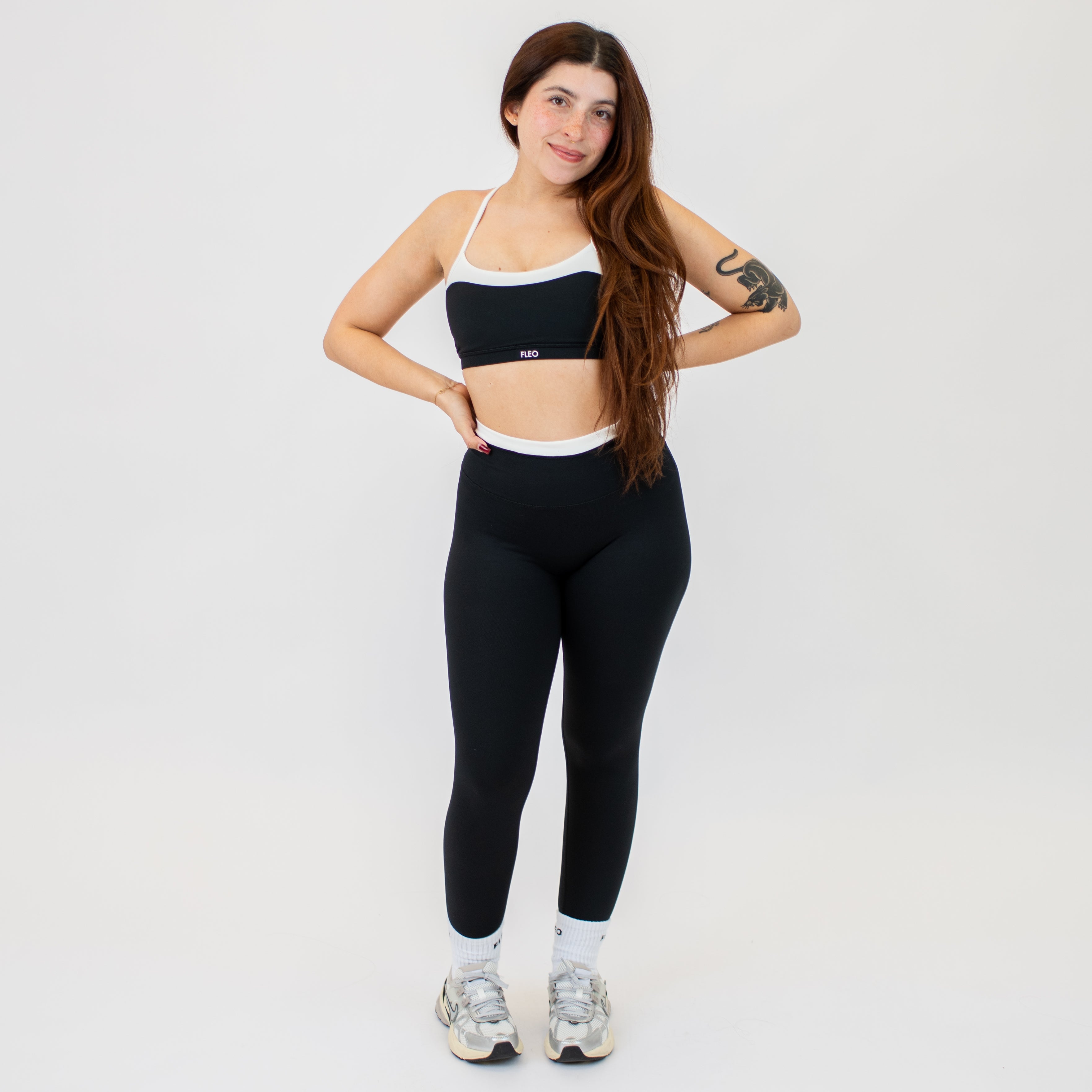 Contrast Core Legging 25" - No Front Seam - High Rise