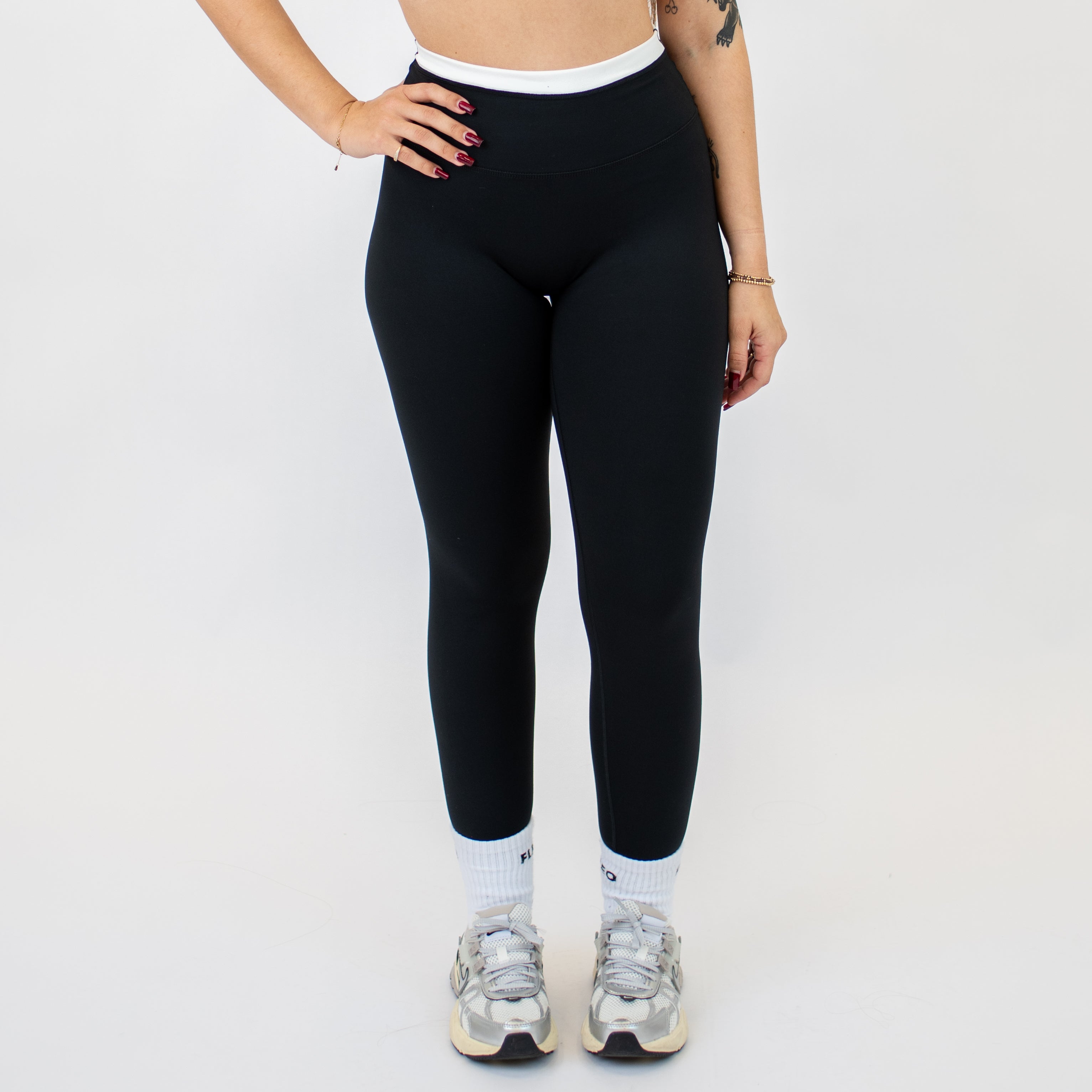 Contrast Core Legging 25" - No Front Seam - High Rise