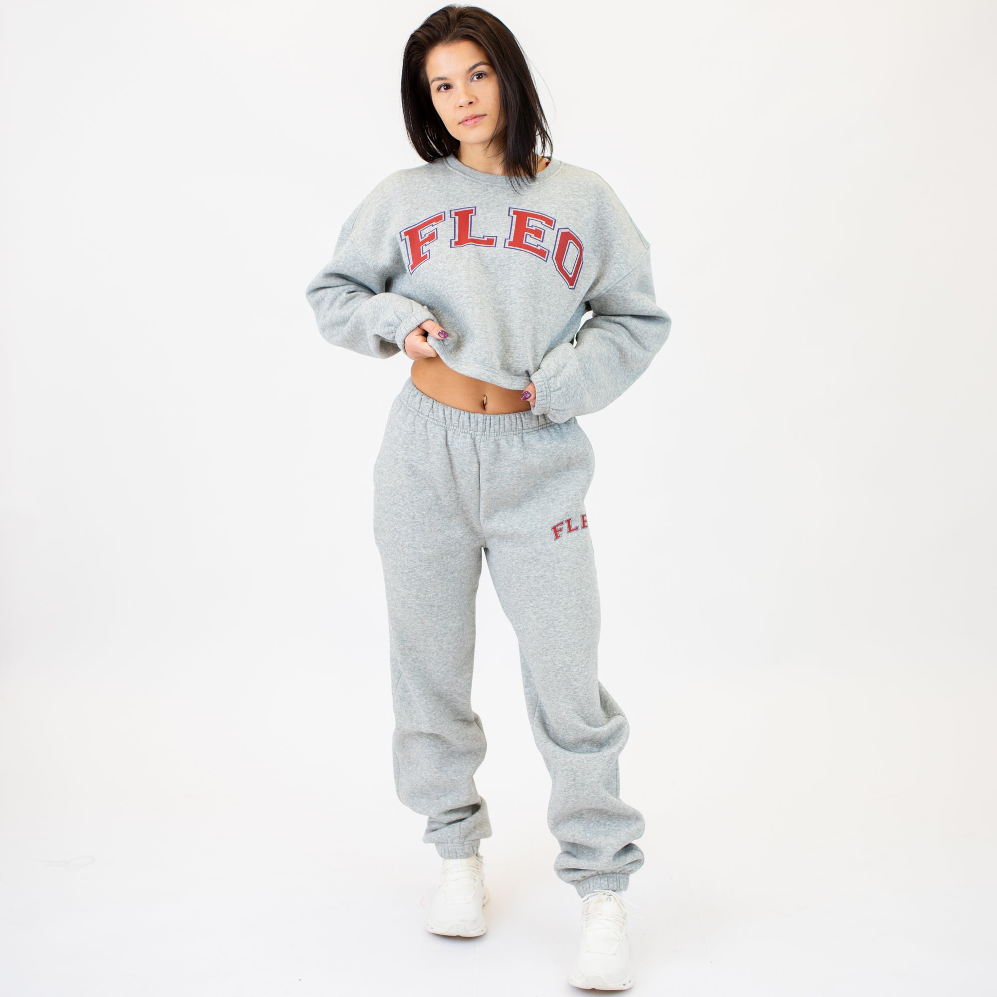 Heather Gray Boyfriend Sweatpant | FLEO -4