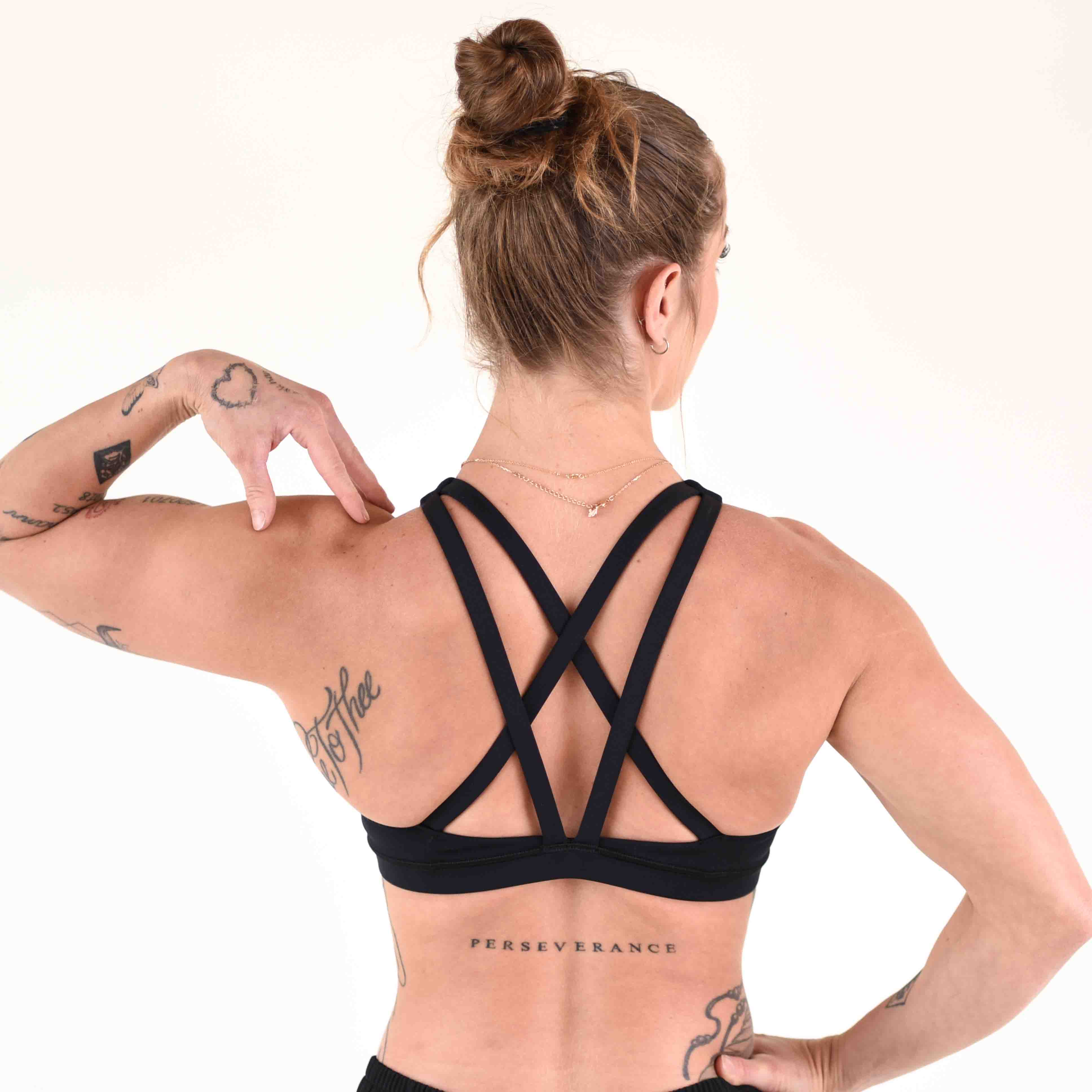 Black Sports Bra - Isla 