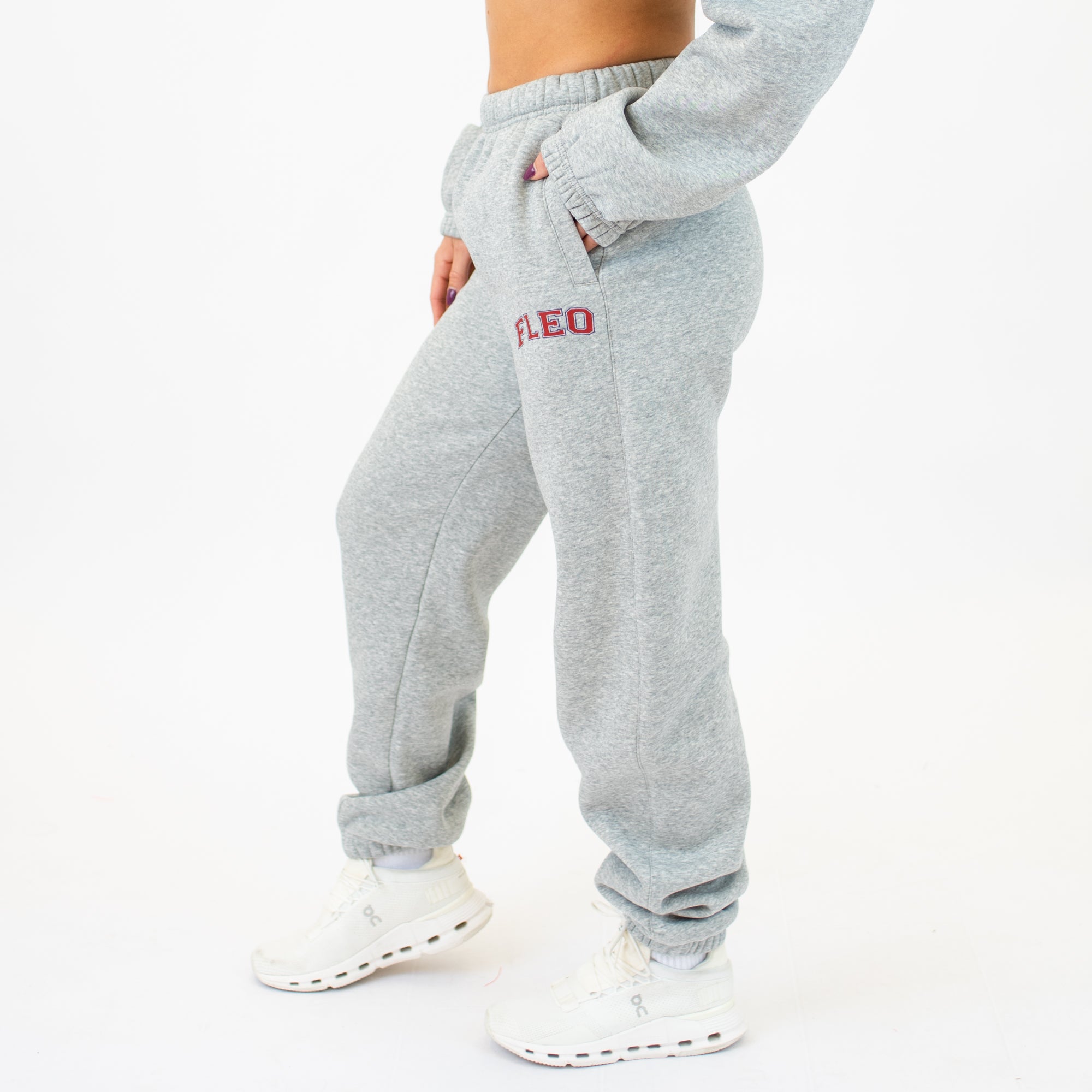 Heather Gray Boyfriend Sweatpant | FLEO -5