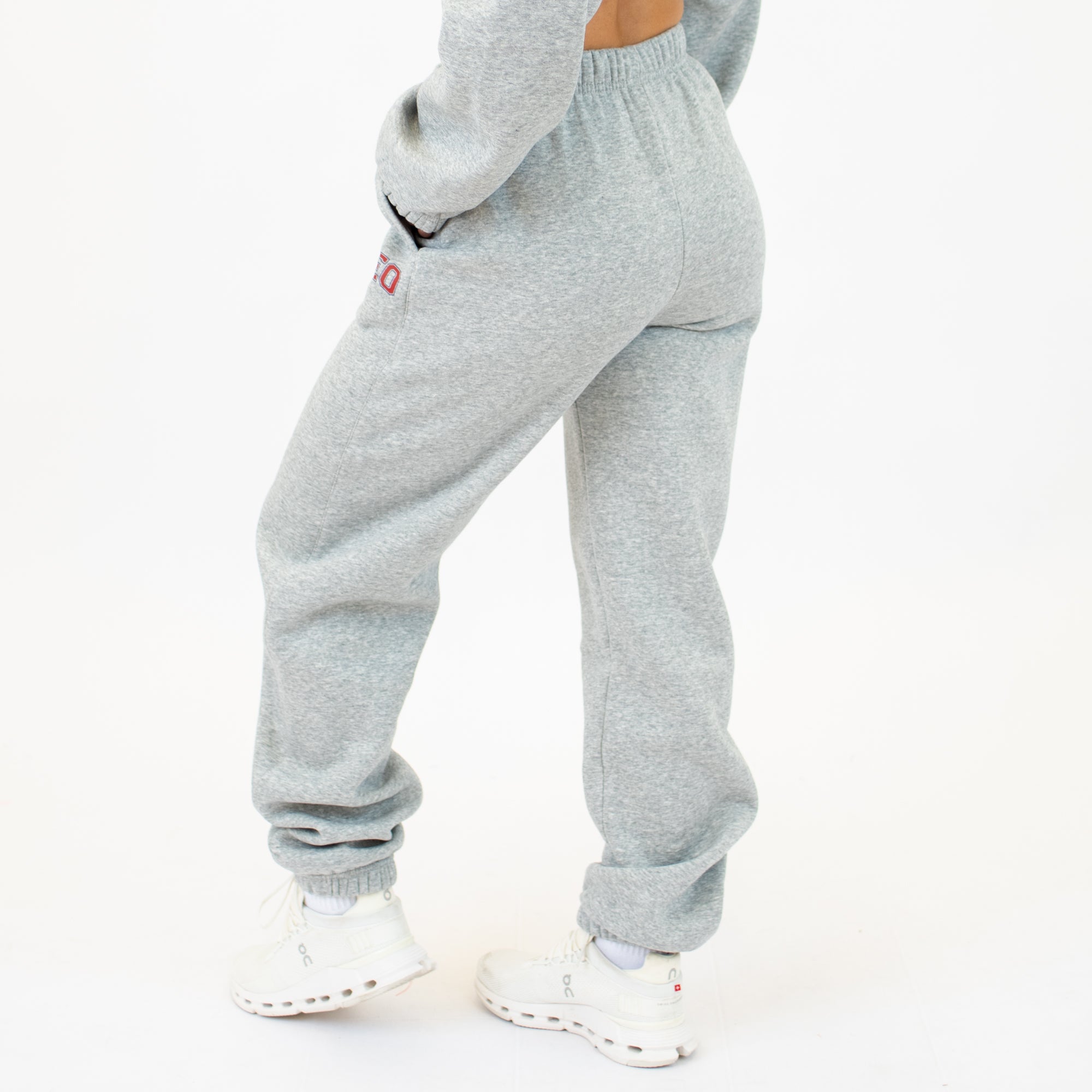 Heather Gray Boyfriend Sweatpant | FLEO -2
