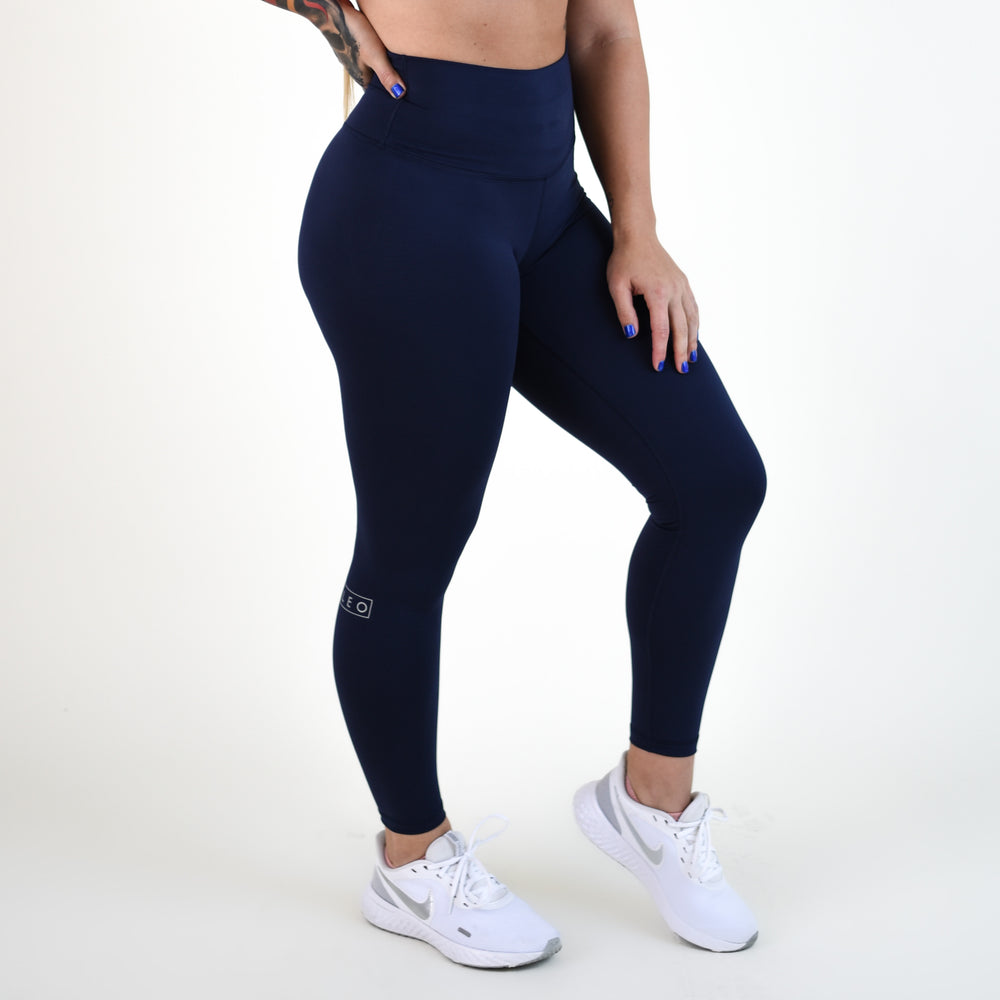 Classic Navy Leggings - El Toro in Bounce by FLEO