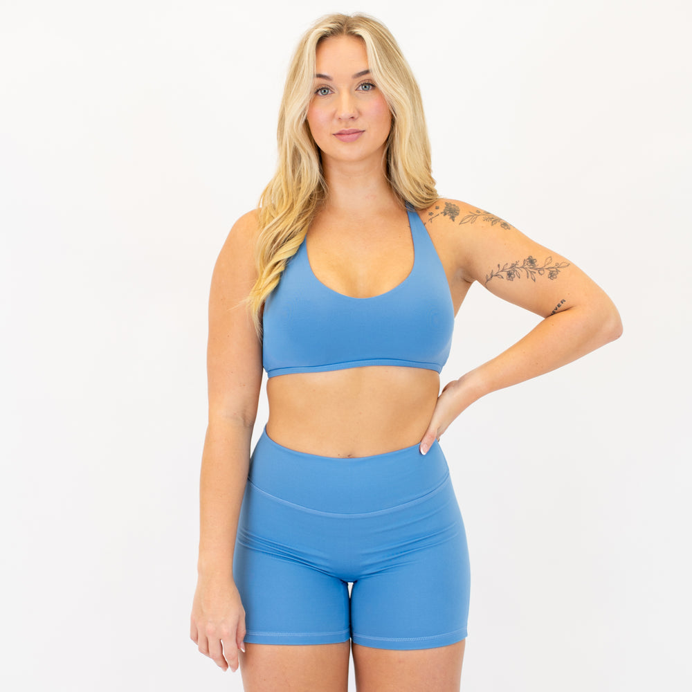 Logan V Neck Bralette - Ebb and Flow -1