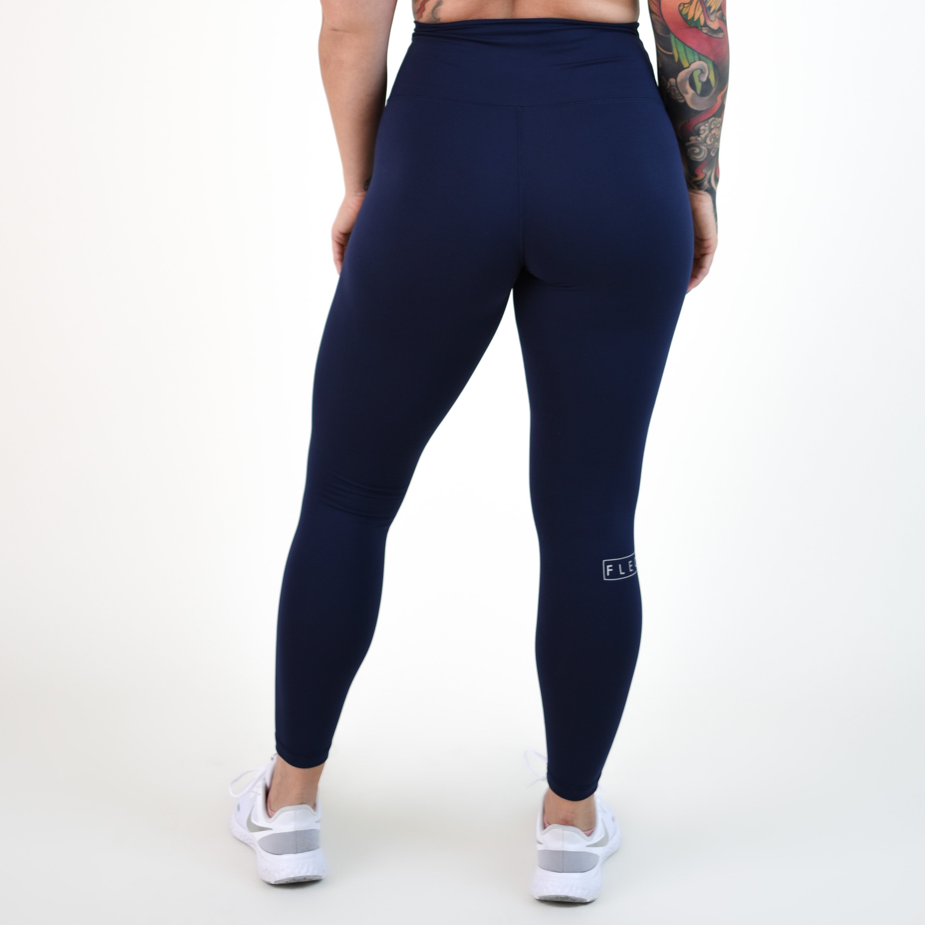 Classic Navy Leggings - El Toro in Bounce by FLEO