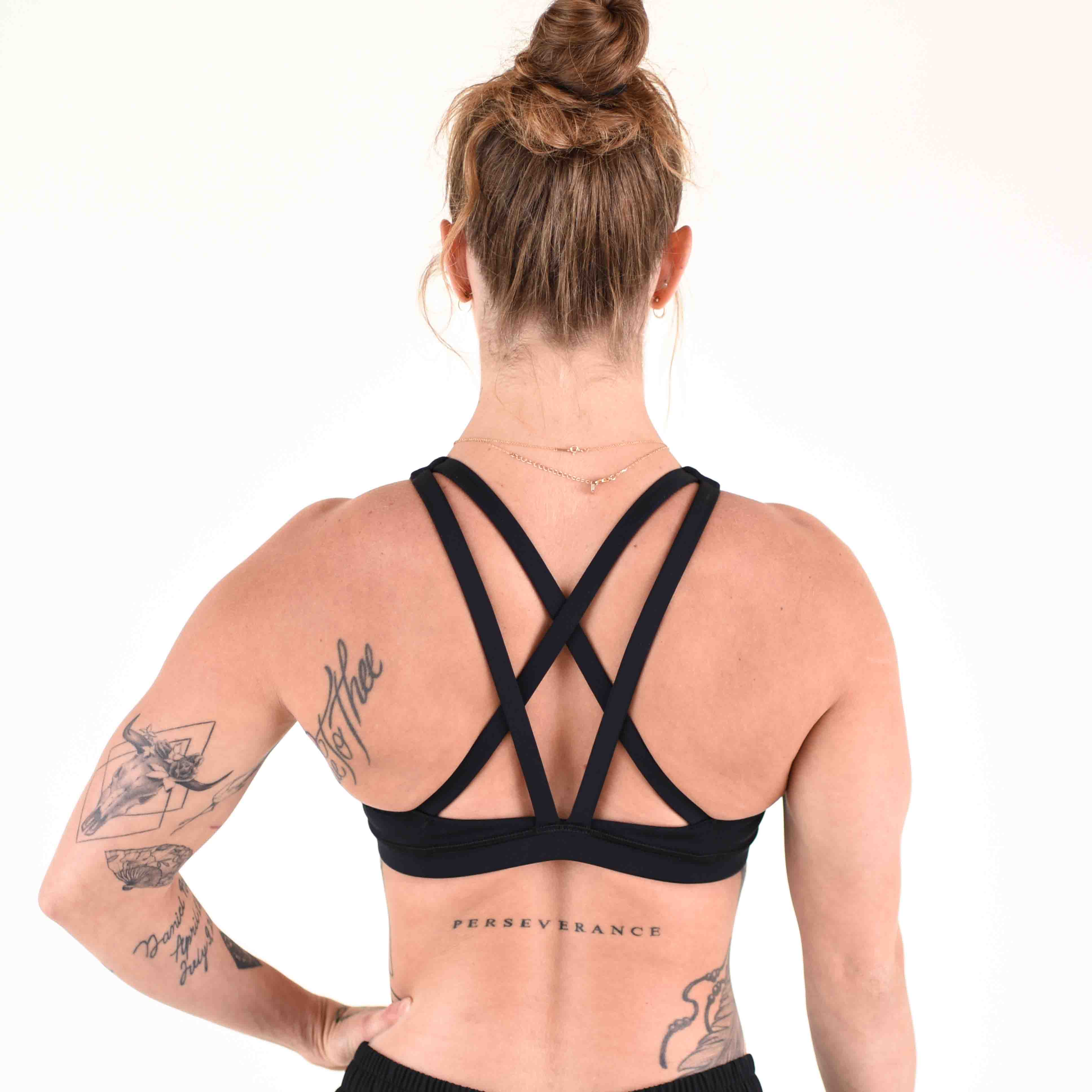 Black Sports Bra - Isla 