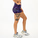 Poison Petals High Rise Spandex Shorts
