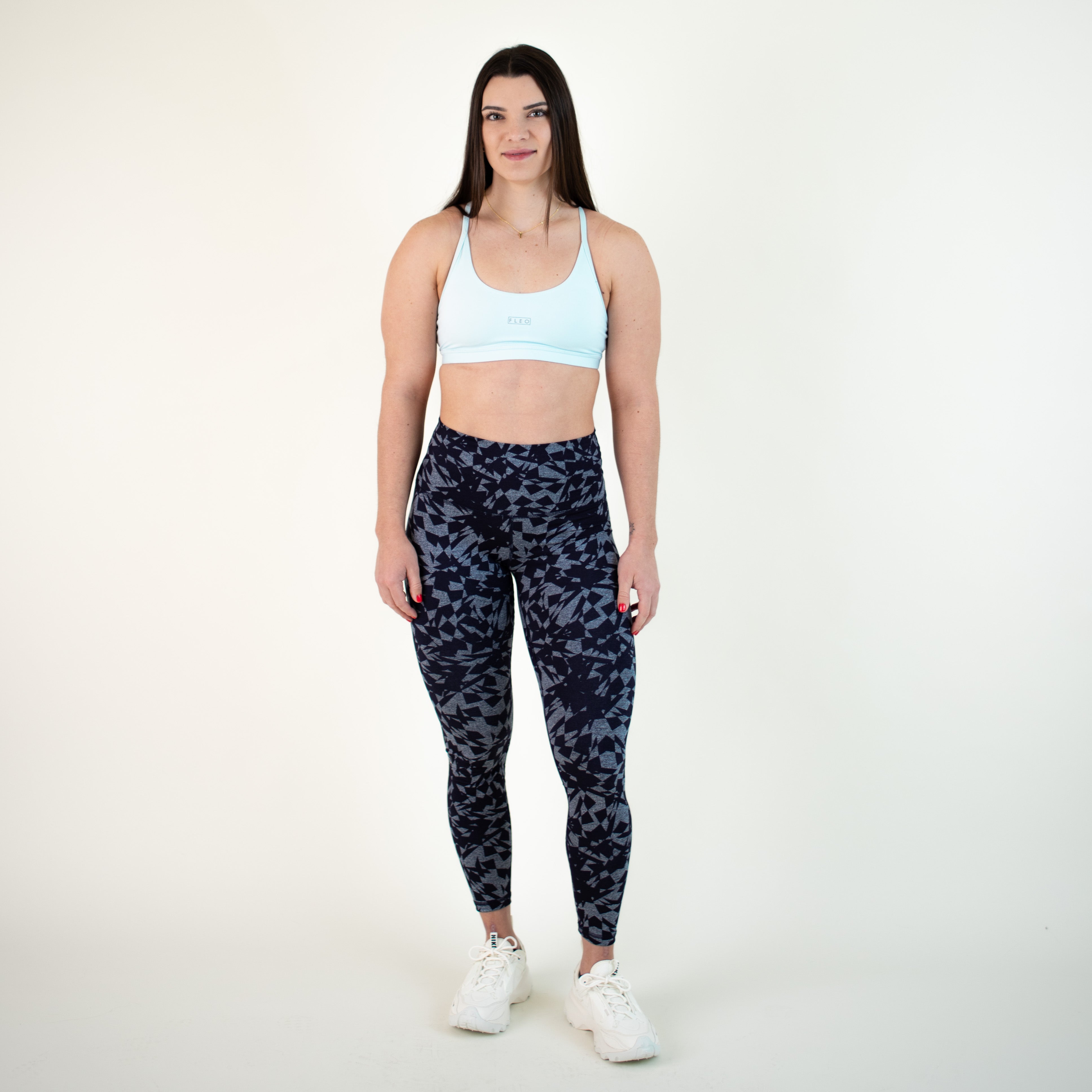 Light Blue Racerback Sports Bra - Cami in Starlight