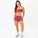 Blush Blaze Apex Contour Training Shorts For Women