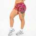 Blush Blaze Apex Contour Training Shorts For Women