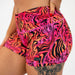 Blush Blaze Apex Contour Training Shorts For Women