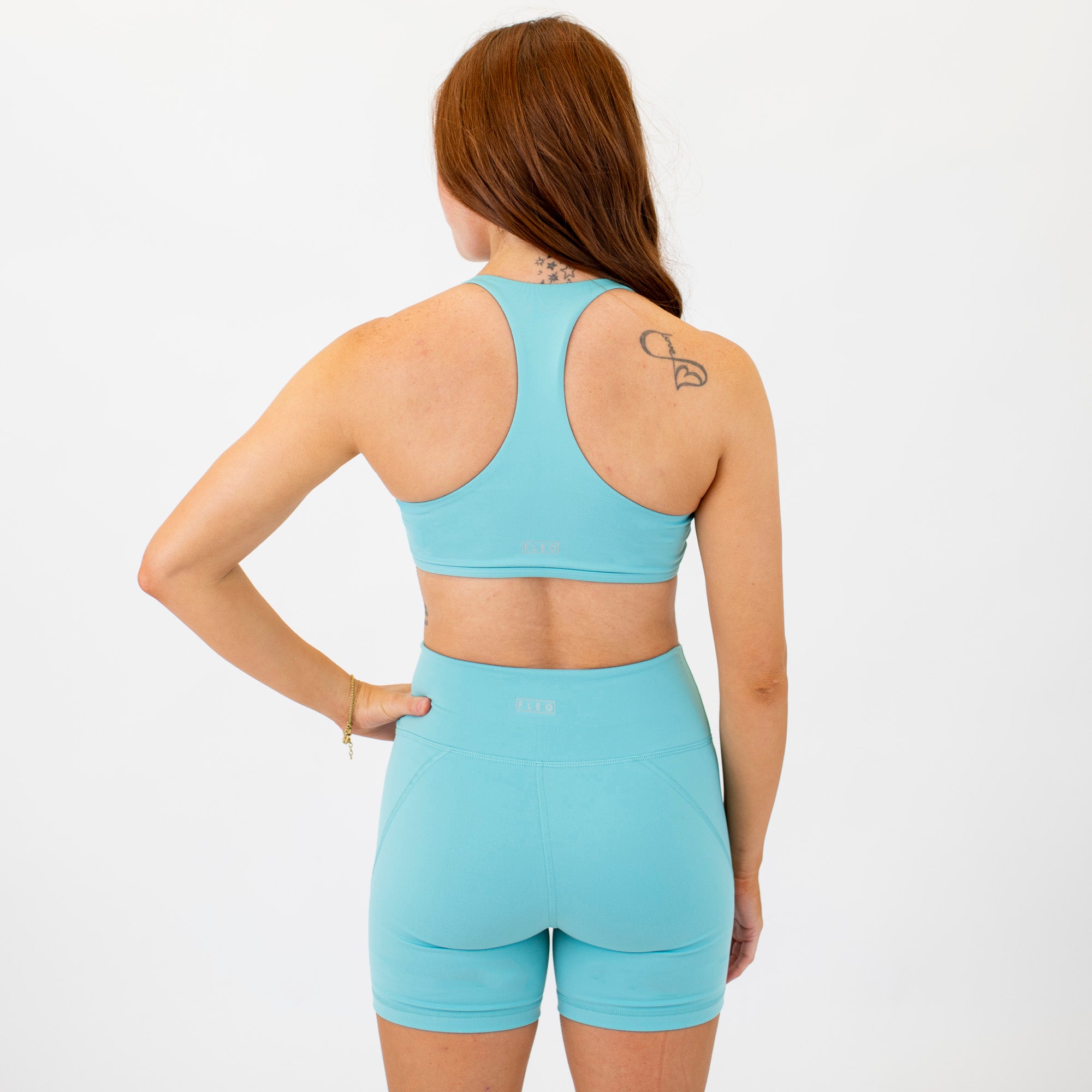 Logan V Neck Bralette - Aquarelle