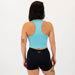 Aquarelle Racerback Crop Tank - Fitted