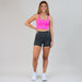 Asphalt High Rise Spandex Shorts