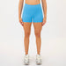 Azure No Front Seam High Rise Spandex Shorts