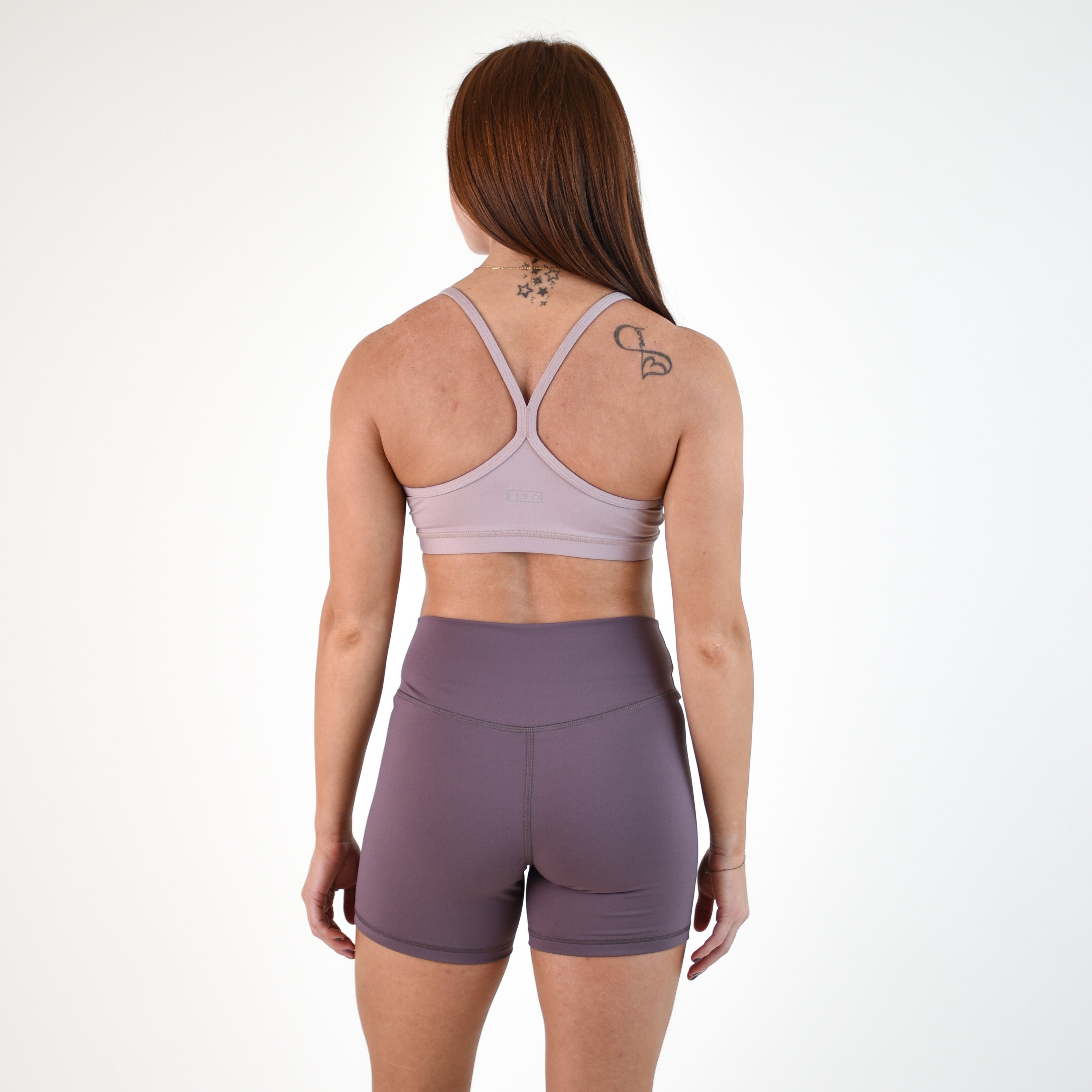 Bark Brown Racerback Sports Bra - Cami