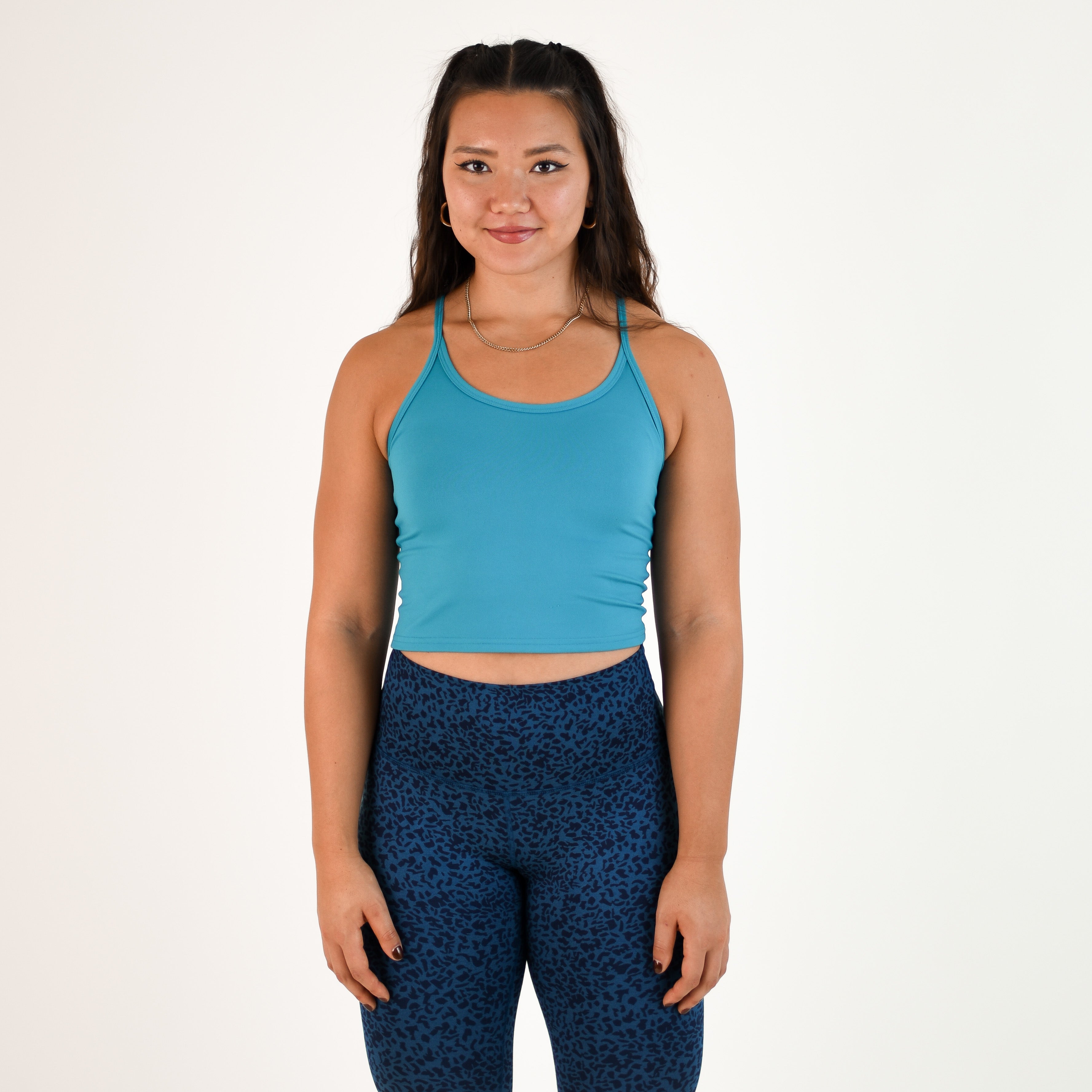 Tahitian Blue Tide Crop Tank - Switch Up