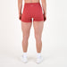 Heather Cardinal No Front Seam High Rise Spandex Shorts